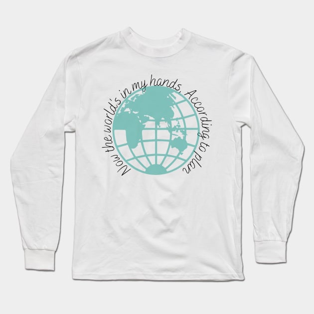 worlds in my hands Long Sleeve T-Shirt by RexieLovelis